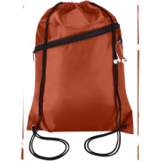 Šnúrový batoh Oriole z RPET materiálu s predným vreckom na zips, objem 5 l
