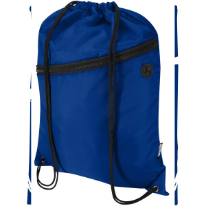 Šnúrový batoh Oriole z RPET materiálu s predným vreckom na zips, objem 5 l