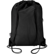 Šnúrový batoh Oriole z RPET materiálu s predným vreckom na zips, objem 5 l