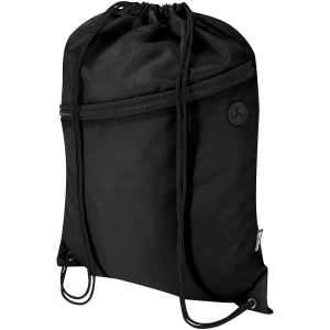 Šnúrový batoh Oriole z RPET materiálu s predným vreckom na zips, objem 5 l