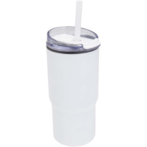 Westin 540 ml RCS – recyklovaný izolovaný hrnček s dvojitou stenou a slamkou