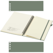Zápisník Liss A5 s tvrdou väzbou a špirálou z recyklovaného plastu - JournalBooks