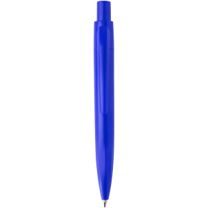 Mini guľôčkové pero Ramin z recyklovaného plastu (modrá)