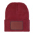 Patchie zimná čiapka RPET, farba - burgundy, veľkosť - 190×210 mm