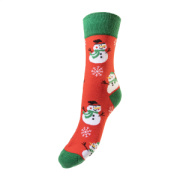 Julsokka vianočné ponožky, snehuliak