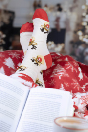 Julsokka vianočné ponožky, snehuliak