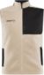 Pánska fleecová vesta Sherpa - Craft Corporate, farba - ecru/black, veľkosť - 4XL