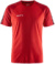 Pánske kontrastné športové tričko - Craft Teamwear, farba - bright red/express, veľkosť - XL