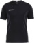 Pánske športové tričko s výstrihom do V - Craft Teamwear, farba - čierna, veľkosť - XS