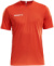 Pánske športové tričko s výstrihom do V - Craft Teamwear, farba - cocktail, veľkosť - XXL