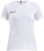 Dámske športové tričko s véčkovým výstrihom - Craft Teamwear, farba - white, veľkosť - S