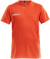 Detské športové tričko s V-výstrihom - Craft Teamwear, farba - cocktail, veľkosť - 110-116