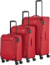 Súprava cestovných kufrov CHIOS, 3-dielna - Travelite, farba - red