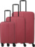 Súprava 3 kufrov AIR STRIPE L/M exp./S Slim - Travelite, farba - red, veľkosť - 0.0