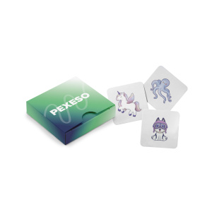 Pexeso - papier, 24 kariet, papierová krabička s chlopňou