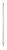 Ceruzka s gumou, farba - white
