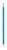 Ceruzka s gumou, farba - light blue