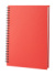 Cedrus A5 poznámkový blok, farba - red, veľkosť - 150×215×12 mm