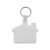 Cottage prívesok na kľúče, farba - white, veľkosť - 58×57 mm