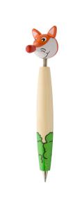 Drevené guľôčkové pero, zajac