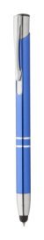 Tunnel dotykové guľôčkové pero, farba - blue, veľkosť - Ø10×140 mm