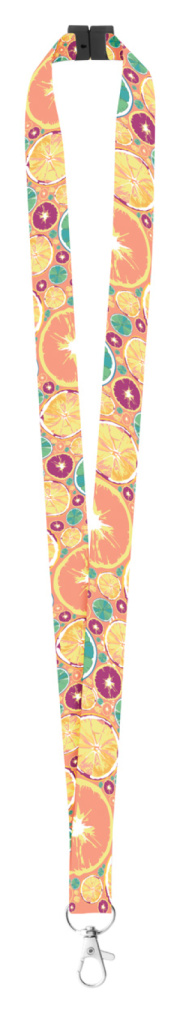 Subyard A Safe šnúrka na krk na zákazku so sublimačnou potlačou a bezpečnostnou prackou