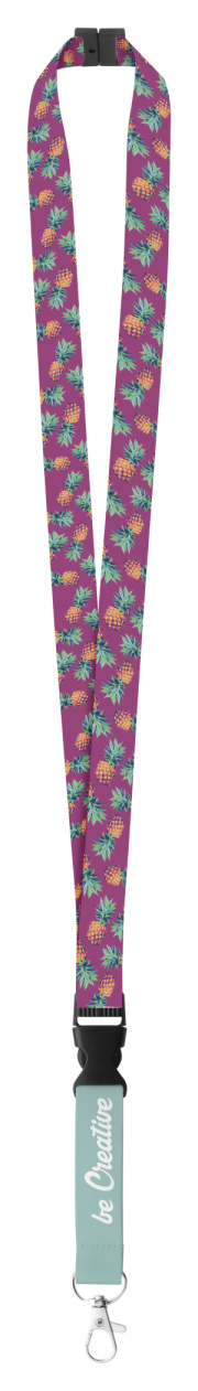 Subyard C Safe šnúrka na krk na zákazku so sublimačnou potlačou a bezpečnostnou prackou