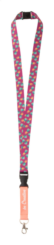 Subyard C Safe šnúrka na krk na zákazku so sublimačnou potlačou a bezpečnostnou prackou