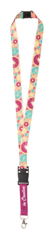 Subyard USB Safe šnúrka na krk na zákazku so sublimačnou potlačou a bezpečnostnou prackou