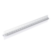 Hliníkové trojuholníkové pravítko, 30cm - XD Collection
