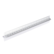 Hliníkové trojuholníkové pravítko, 30cm - XD Collection