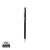 Tenké kovové guľôčkové pero so stylusom - XD Collection, farba - čierna