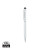 Tenké kovové guľôčkové pero so stylusom - XD Collection, farba - biela