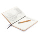 Zápisník A5 a bambusové guľôčkové pero s dotykovým hrotom - XD Collection