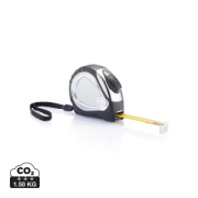 Automatický chrómovaný zvinovací meter, 5 m/19 mm - XD Collection