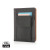 Obal na zápisník s vreckom na telefón - XD Collection, farba - čierna