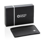 PU obal na karty s RFID ochranou - Swiss Peak