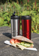 Termohrnček s čiastočným geometrickým vzorom - XD Collection