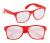 Party glasses, farba - red