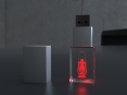 3D Krištáľový USB kľúč - usb s potlačou - 1