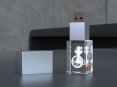 3D Krištáľový USB kľúč - reklamný usb kľúč 1