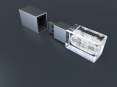 3D Krištáľový USB kľúč - reklamný usb kľúč 13