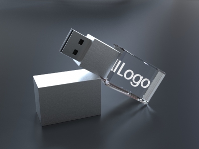 3D Krištáľový USB kľúč