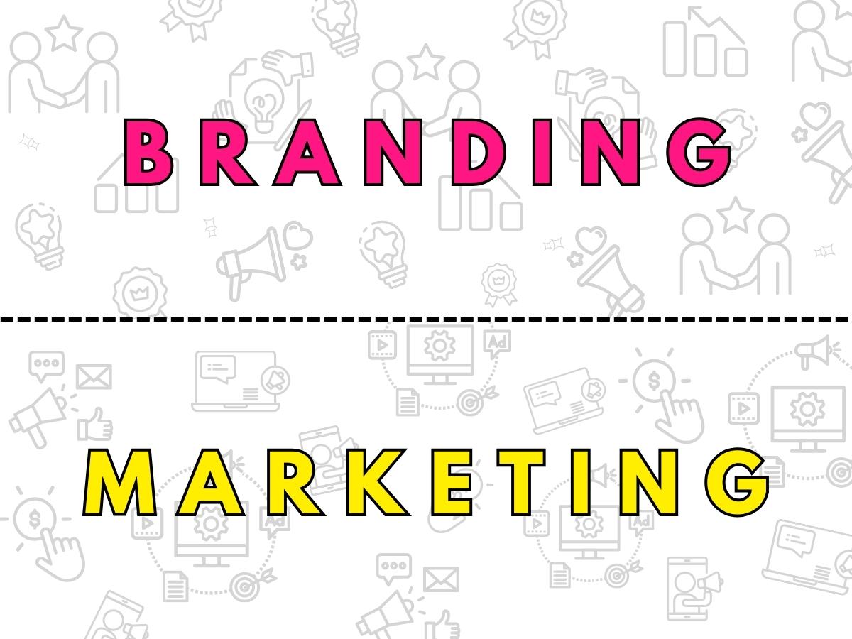 Rozdiel medzi brandingom a marketingom.