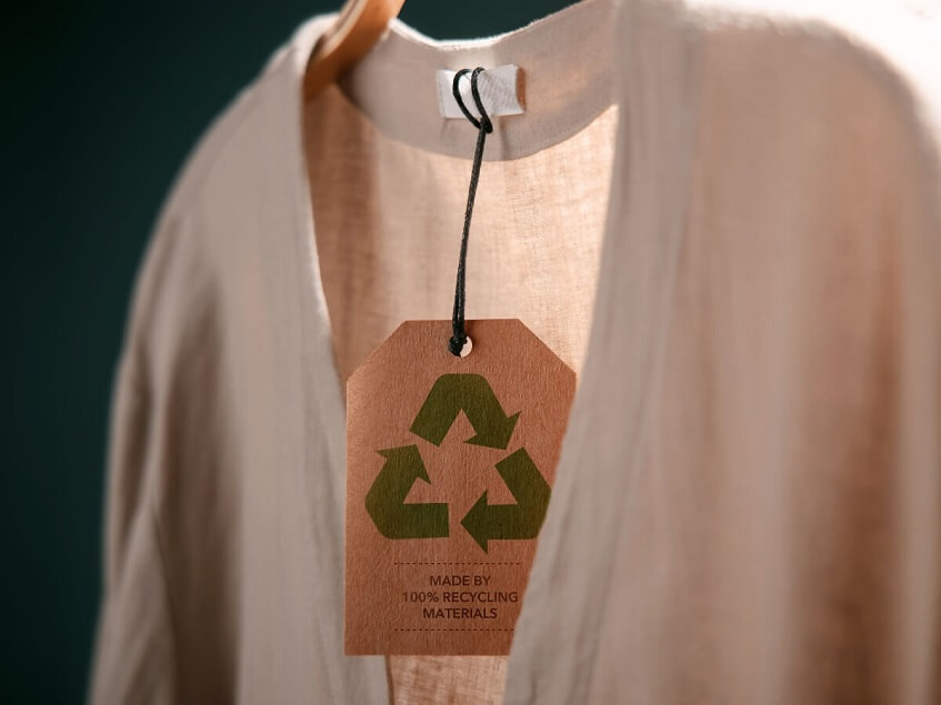 Béžová košeľa z recyklovanej bavlny