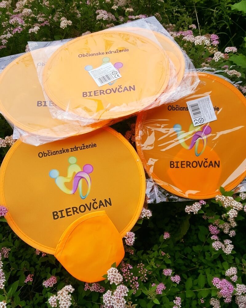 Frisbee s potlačou loga