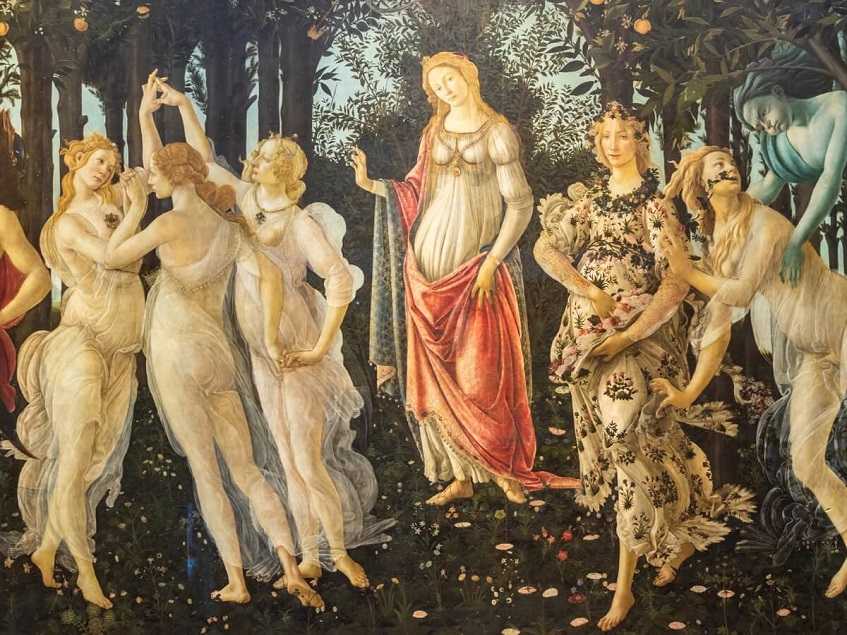 Botticelliho obraz Alegória jari