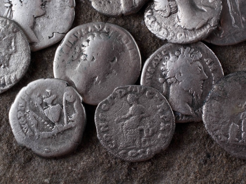 Strieborné rímske mince
