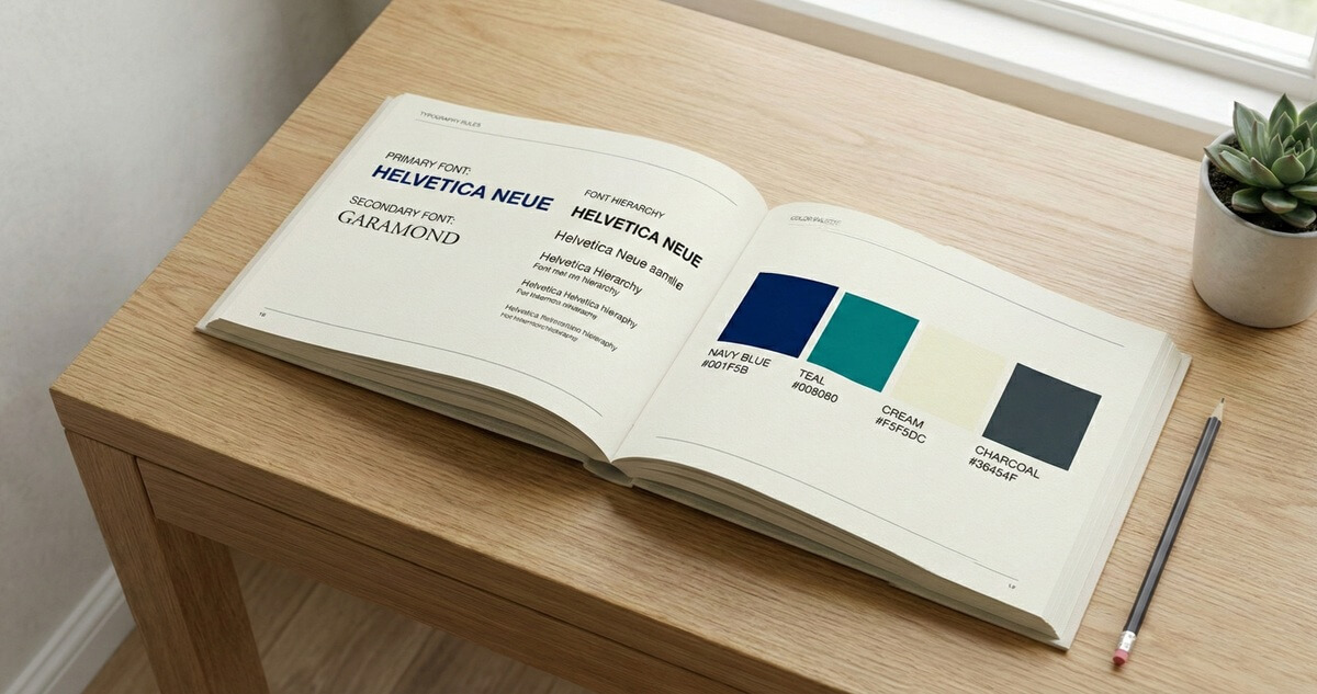 Finalizácia: kompletný brand manuál