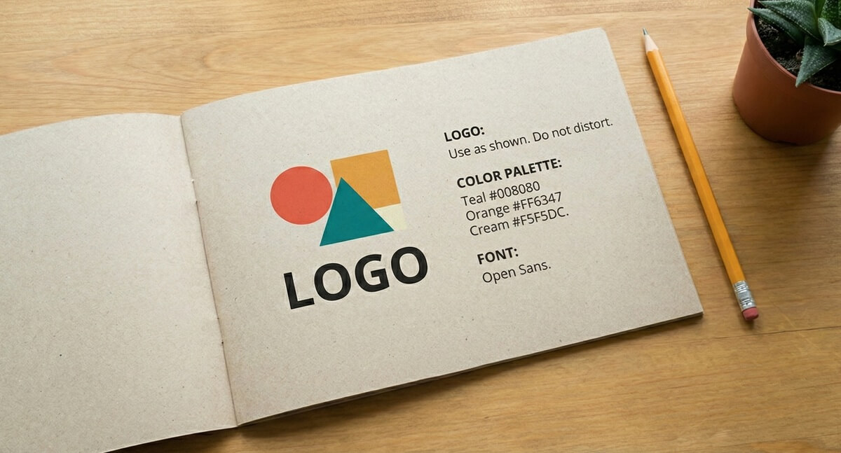 Pohľad na logo vizuálnej identity